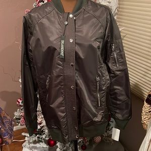 BlankNYC Green Bomber jacket